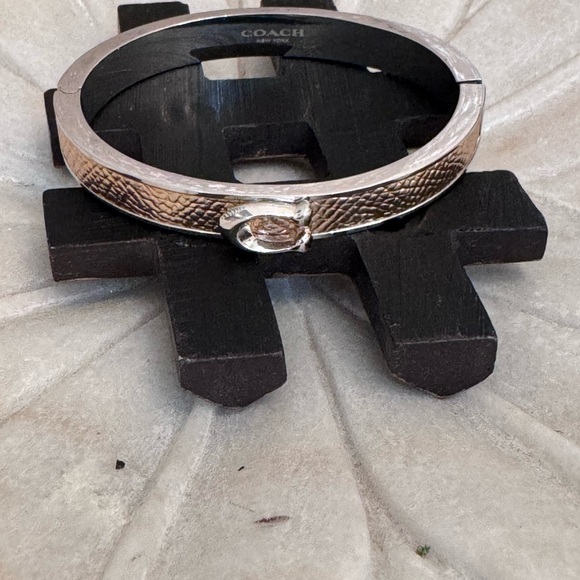 Coach Silver and Rose Gold Women's Bracelet - Picture 5 of 7